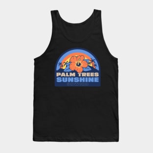 Palm Trees Sunshine Unwind Tank Top